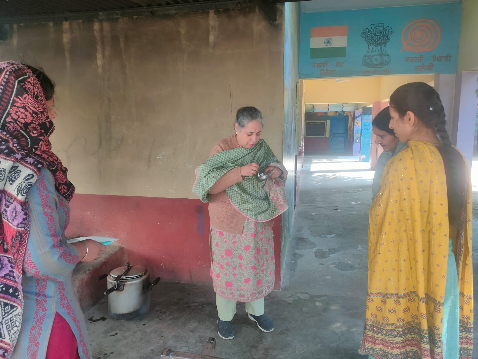 Punjab State Food Commission Member Preeti Chawla inspected government schools